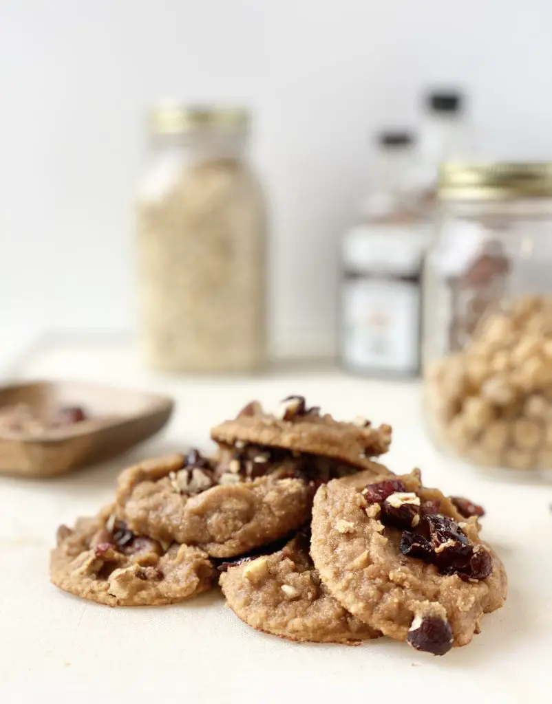 Zero Waste Cinnamon Apple Chickpea Cookies