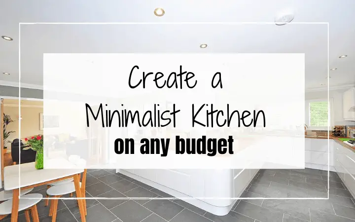 minimalist kitchen