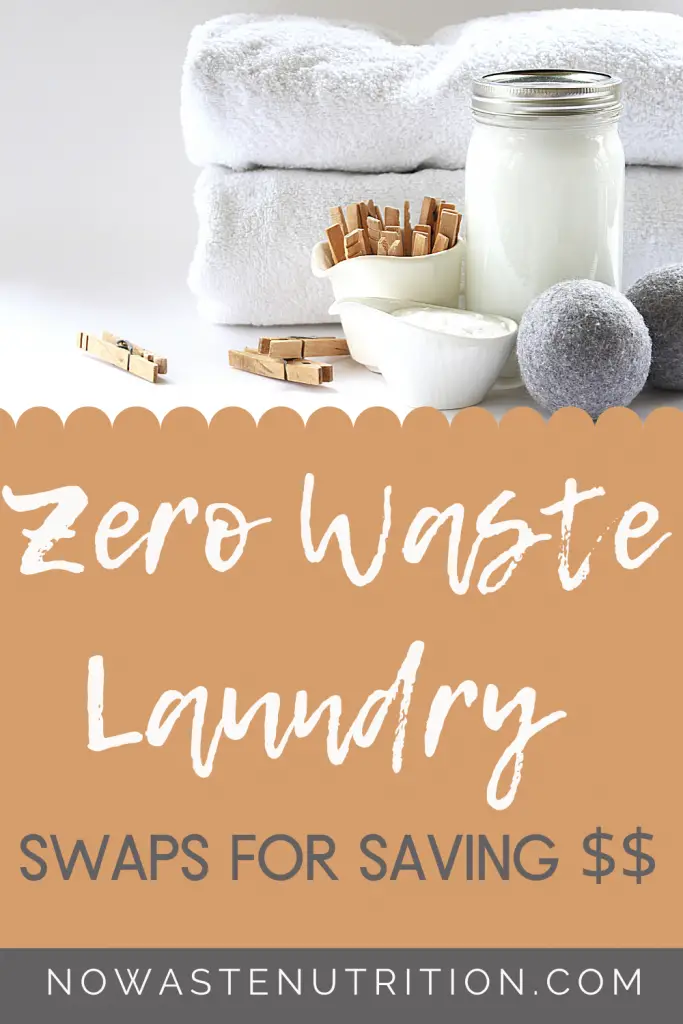 how to create less waste when doing laundry