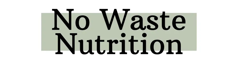 No Waste Nutrition
