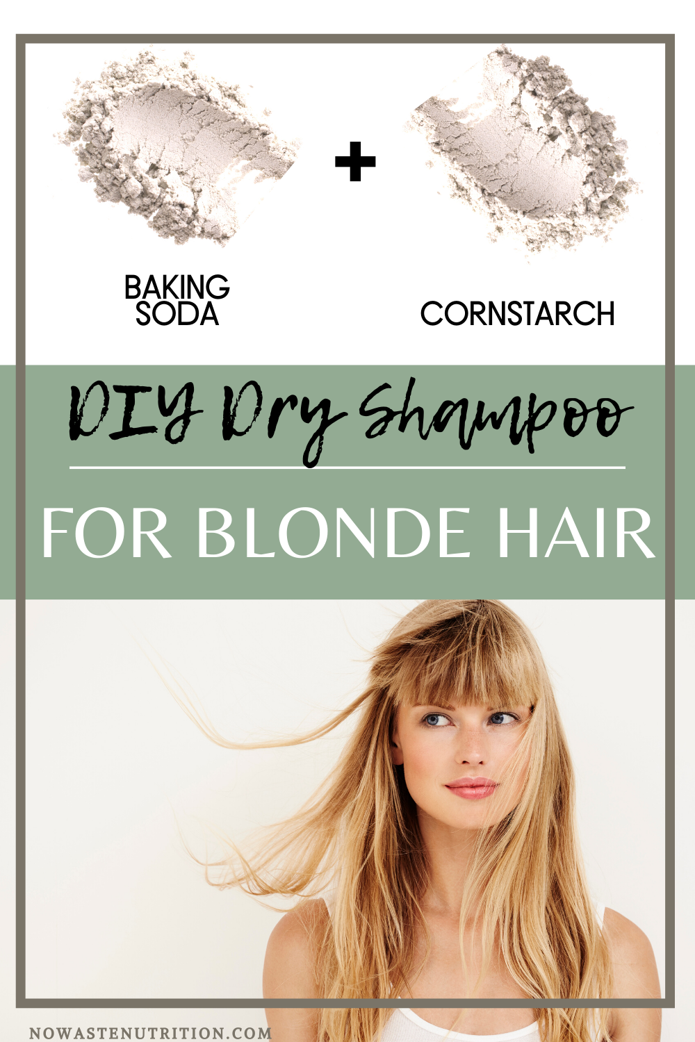 Baking Soda Dry Shampoo (DIY and Budget Friendly) - No Waste Nutrition