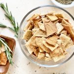 sourdough crackers with herbes de provence